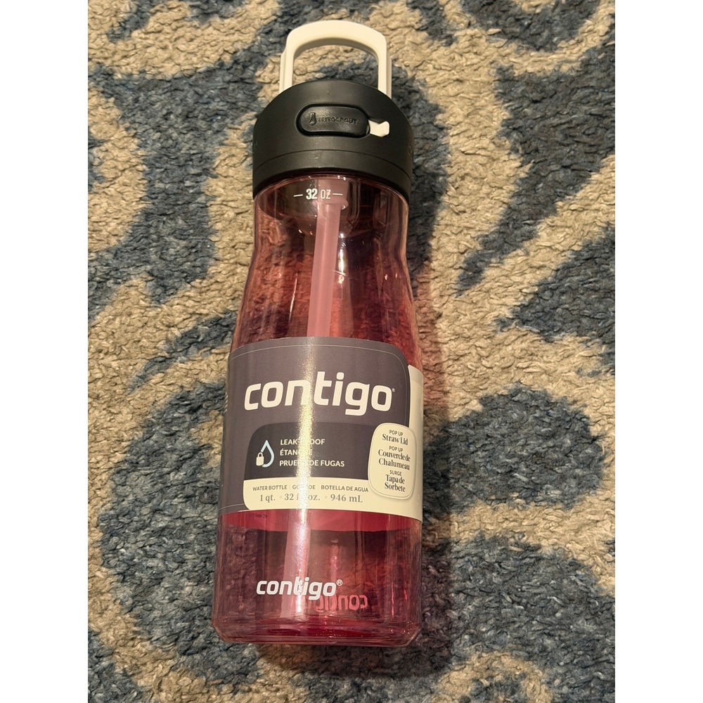 Contigo Ashland 2.0 Water Bottle 32oz Autospout Leak Proof BPA Free Lid Lock